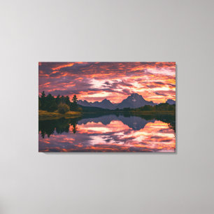 Impressão Em Tela Parque nacional grande de Teton, Wyoming