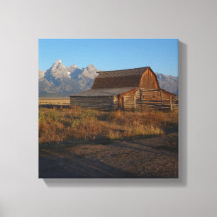 Impressão Em Tela Parque Nacional Rustic Barn Grand Teton