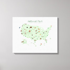 Impressão Em Tela Parque Nacional Verde - Parque Florestal