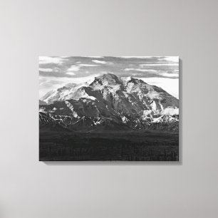 Impressão Em Tela Parque nacional Vintage EUA Alasca Mt Mckinley