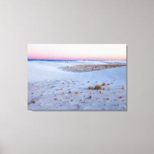 Impressão Em Tela Parque Nacional White Sands ao Pôr do Sol