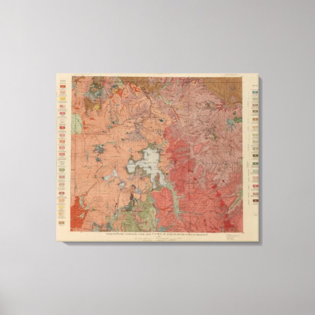 Impressão Em Tela Parque Nacional Yellowstone 2 (Frente)