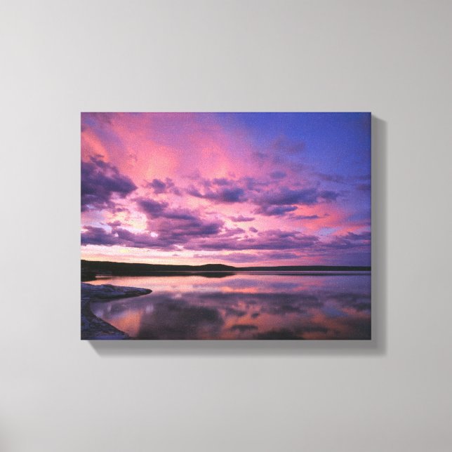 Impressão Em Tela Parque Nacional Yellowstone, Wyoming. EUA. (Frente)