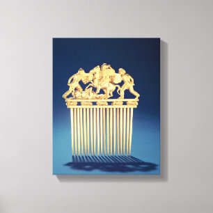 Impressão Em Tela Parte dianteira de um pente de Scythian