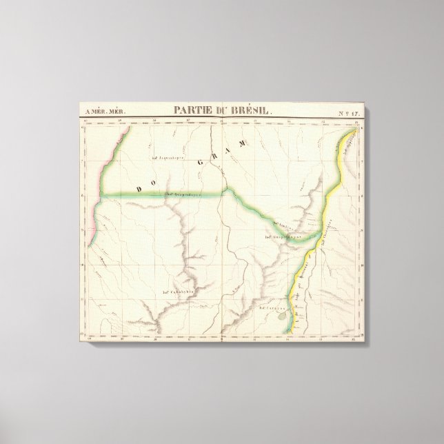 Impressão Em Tela Parte do Brasil 17 (Frente)