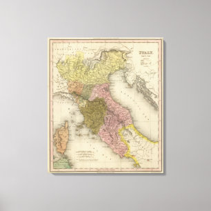 Impressão Em Tela Parte norte 2 de Italia