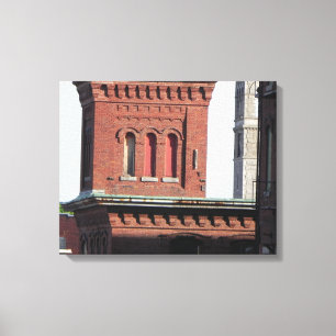 IMPRESSÃO EM TELA PARTES SUPERIORES DO TELHADO DE LOWELL ENVOLVIDAS