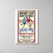 Partida de Futebol Halifax vs Manchester United de
