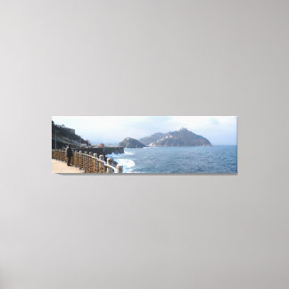 Impressão Em Tela Paseo Nuevo de Donostia - San Sebastián.