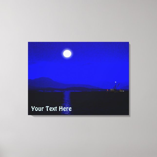 Impressão Em Tela Passagem à Lua (Frente)