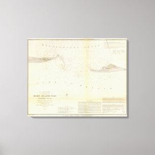 Impressão Em Tela Passagem da ilha do chifre