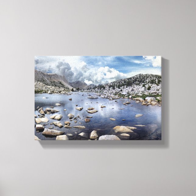 Impressão Em Tela Passagem de Pine Creek - Serra Nevada (Frente)