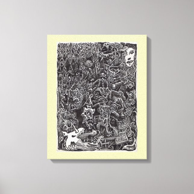 Impressão Em Tela Passagem Escura por Brian Benson (Frente)