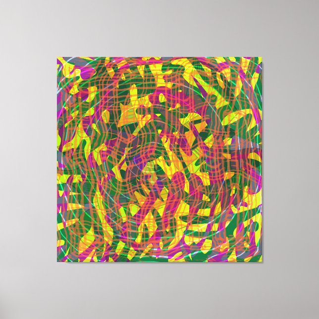 Impressão Em Tela Pássaro bonito (Frente)