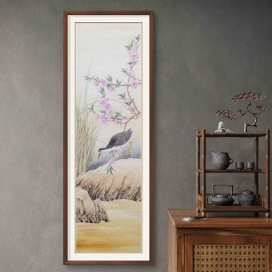 Impressão Em Tela Pássaro de Verão