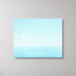 Impressão Em Tela Pássaro voando sobre o Oceano no Havaí, inspiração