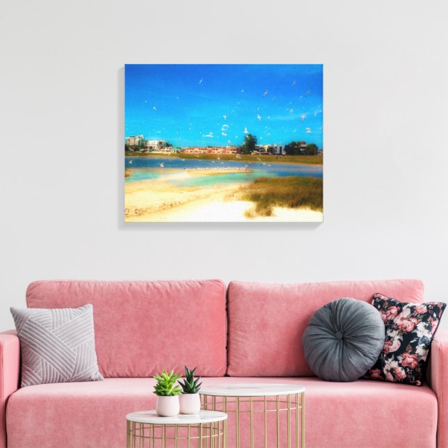 Impressão Em Tela Pássaros em todo lugar (Insitu(Sala de estar))