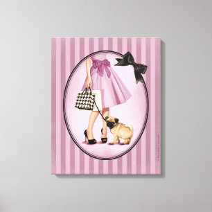 Impressão Em Tela Passeio à moda