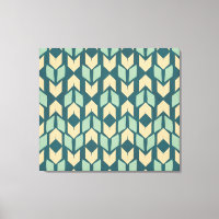 Passo Geo Externo | Padrão Geométrico De Seta Teal