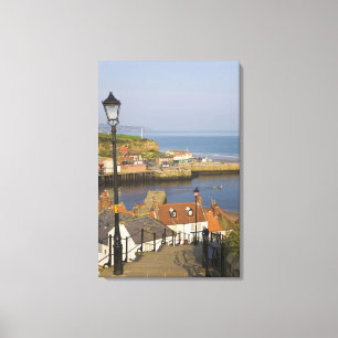 Impressão Em Tela Passos rumo ao porto, Whitby, Norte