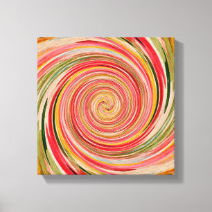 Impressão Em Tela Pastas de Aquarela Abstrato moderna cor rosa