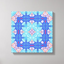 Impressão Em Tela Pastel Blues Serenity Abstract Home Wall Art
