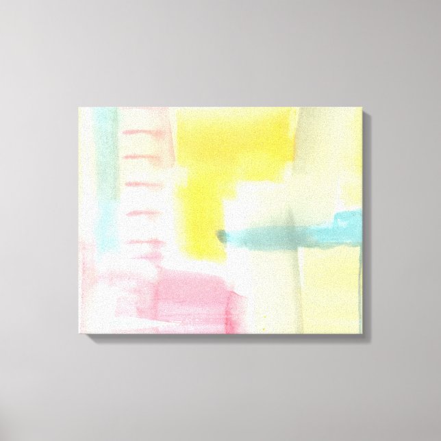 Impressão Em Tela Pastel Luxe I (Frente)