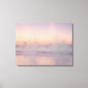 Impressão Em Tela Pastel Mist Horizon • Calm Glow Tela de Arte de Pa
