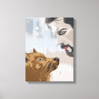 Impressão Em Tela Pata e Pulso I – Laço Entre Animais e Humanos