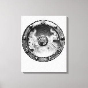 Impressão Em Tela Paten com uma descrição do medalhão dura