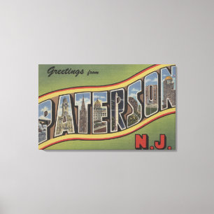 Impressão Em Tela Paterson, New-jersey - grandes cenas da letra