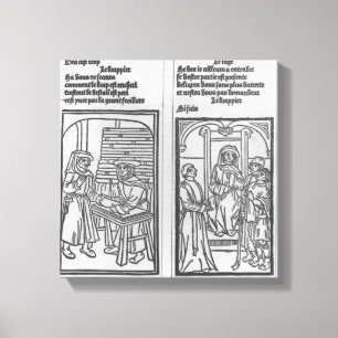Impressão Em Tela Pathelin e o negociante de panos e o Pathelin