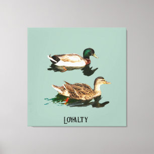 Impressão Em Tela Patos-de-pata