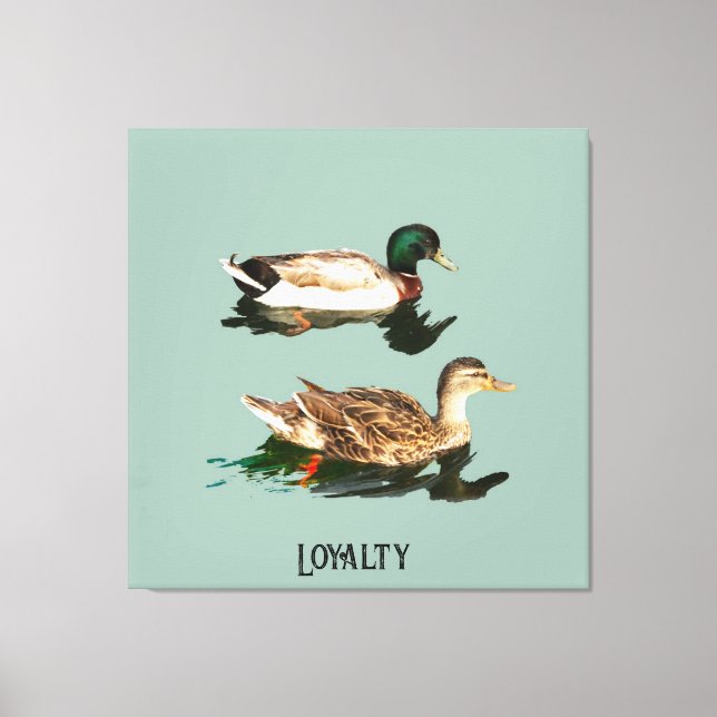Impressão Em Tela Patos-de-pata (Frente)