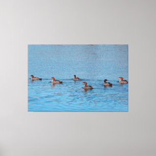 Impressão Em Tela Patos Por Seis