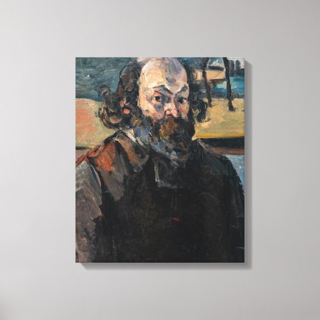 Impressão Em Tela Paul Cezanne - Autorretrato (Frente)