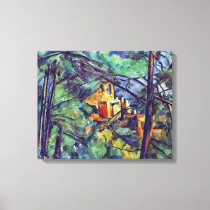 Impressão Em Tela Paul Cezanne - Chateau Noir O Maneiro Negro