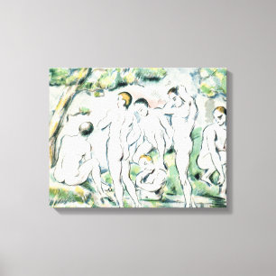 Impressão Em Tela Paul Cezanne os Bathers, placa pequena