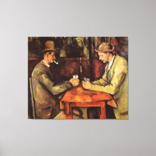 Impressão Em Tela PAUL CEZANNE - Os jogadores de cartão 1894