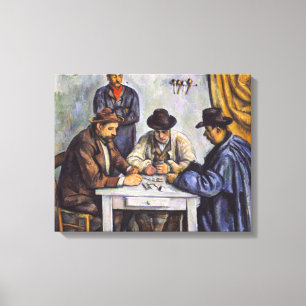 Impressão Em Tela Paul Cezanne - Os Jogadores de Cartas