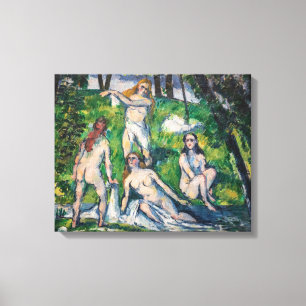 Impressão Em Tela Paul Cezanne - Quatro Banhistas