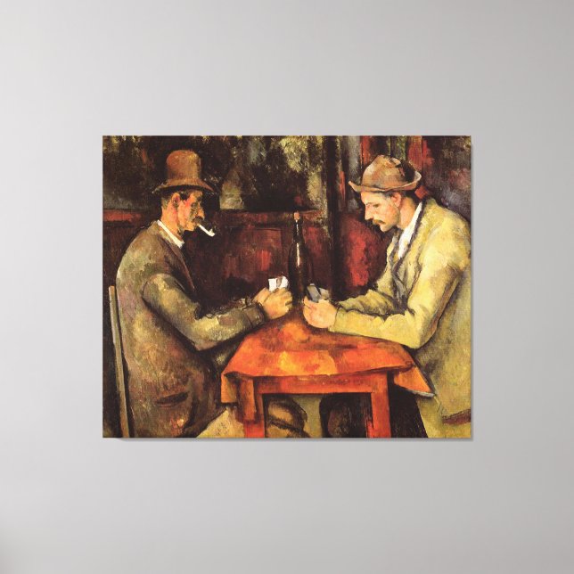 Impressão Em Tela PAUL CEZANNE - The card players 1894 (Frente)