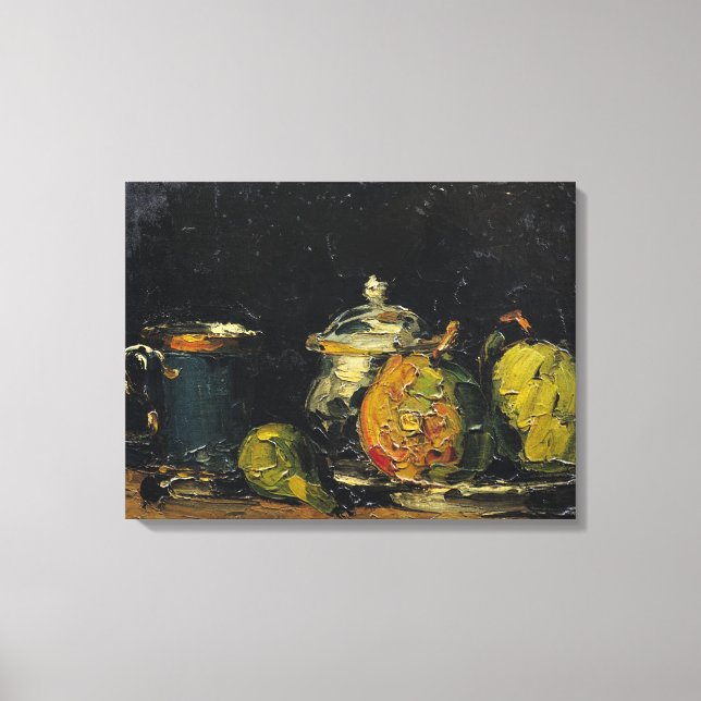Impressão Em Tela Paul Cezanne | Vida estática, c.1865 (Frente)