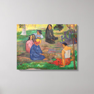 Impressão Em Tela Paul Gauguin - A Conversa / Les Parau Parau