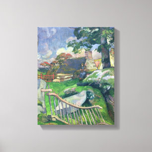 Impressão Em Tela Paul Gauguin   a porta de madeira ou, o
