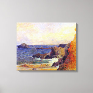 Impressão Em Tela Paul Gauguin - Costa Rochosa Pintura de Arte Fino
