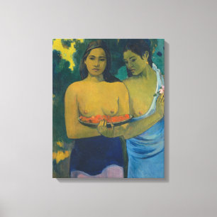 Impressão Em Tela Paul Gauguin - Duas Mulheres Taitianas