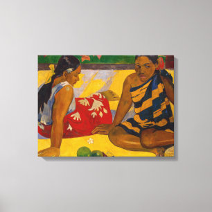 Impressão Em Tela Paul Gauguin - Mulheres taitianas / Parau Api