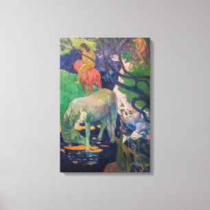 Impressão Em Tela Paul Gauguin - O Cavalo Branco