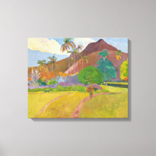 Impressão Em Tela Paul Gauguin - Paisagem Taitiana